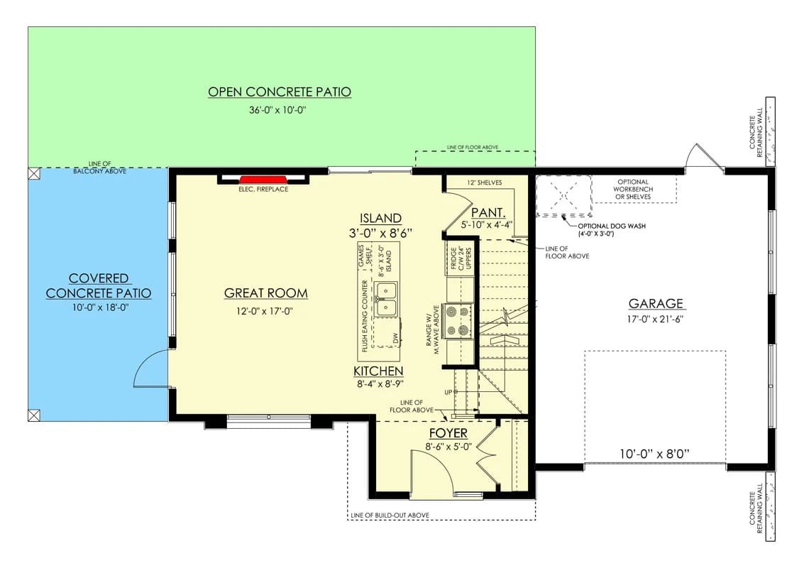 All of Contemporary Guest House Under 1000 Square Feet with Upstairs Balcony
