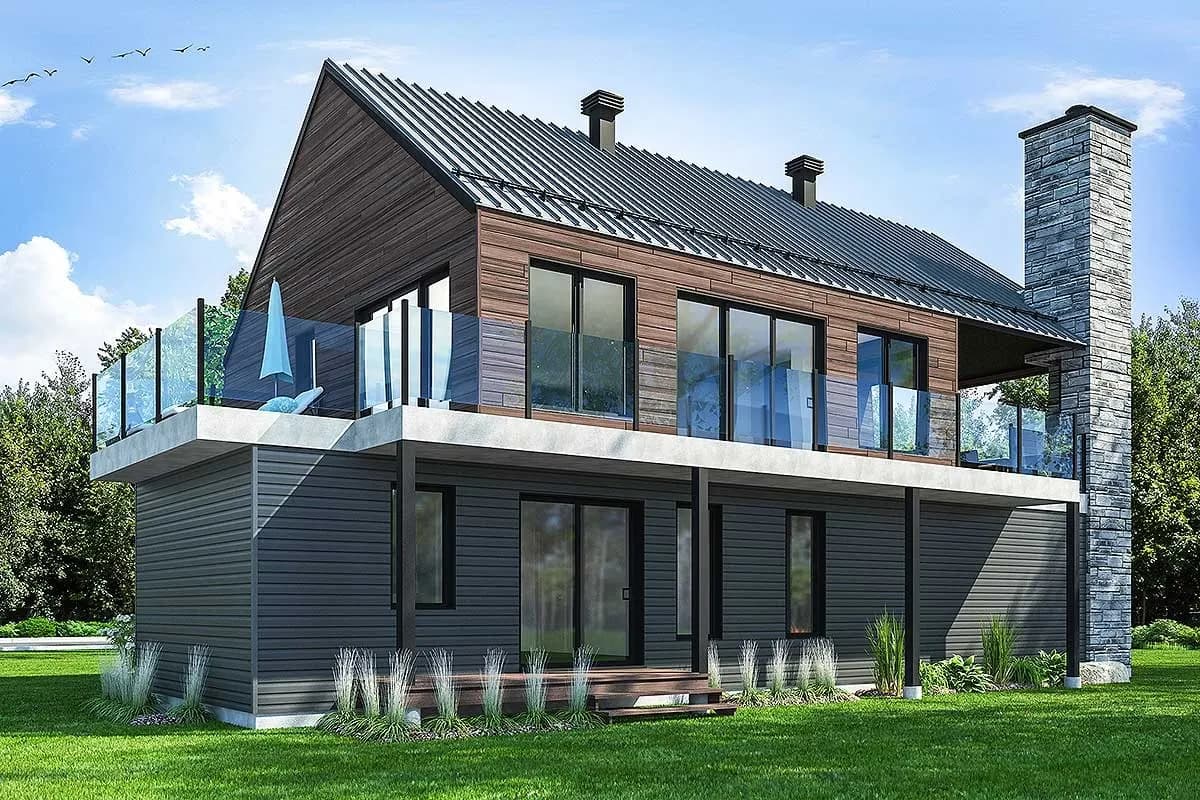 Modern Barndominium-Style House with Huge Deck and Upside-down Layout, photo 4 of 6
