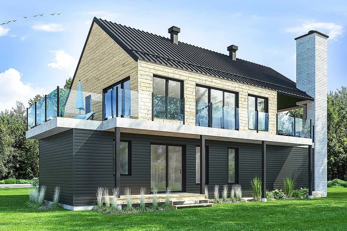 Modern Barndominium-Style House with Huge Deck and Upside-down Layout, photo 2 of 6