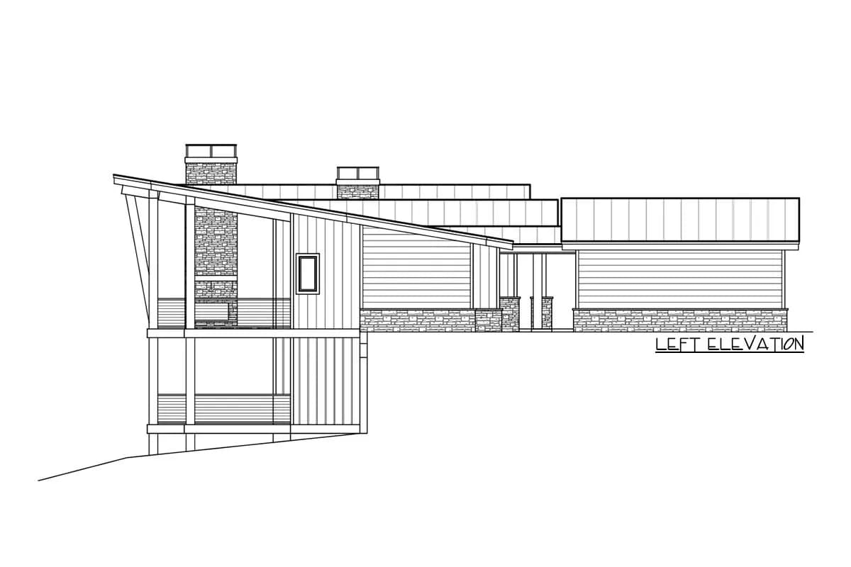 Modern Prairie Home Plan with Impressive Outdoor Living Space, photo 3 of 6