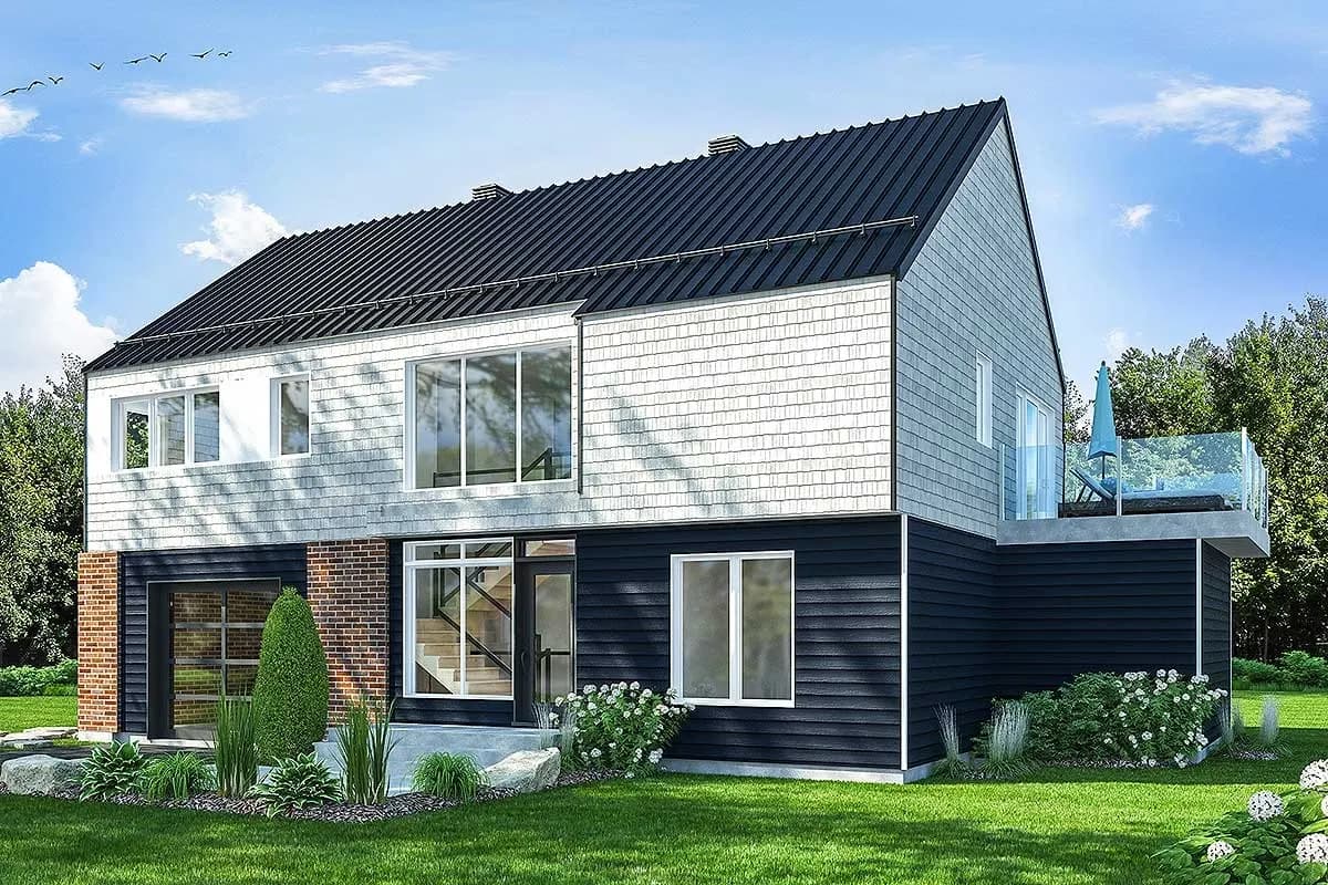 Modern Barndominium-Style House with Huge Deck and Upside-down Layout, photo 6 of 6