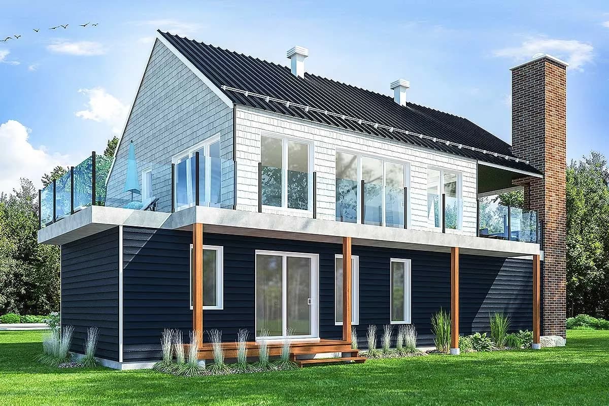 Modern Barndominium-Style House with Huge Deck and Upside-down Layout, photo 3 of 6