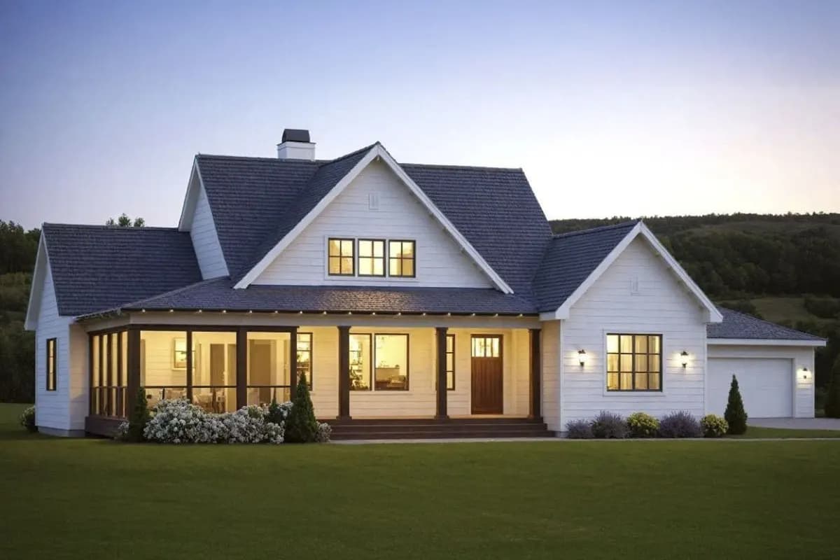 3-Bed Farmhouse with Detached 2-Car Garage, photo 2 of 6